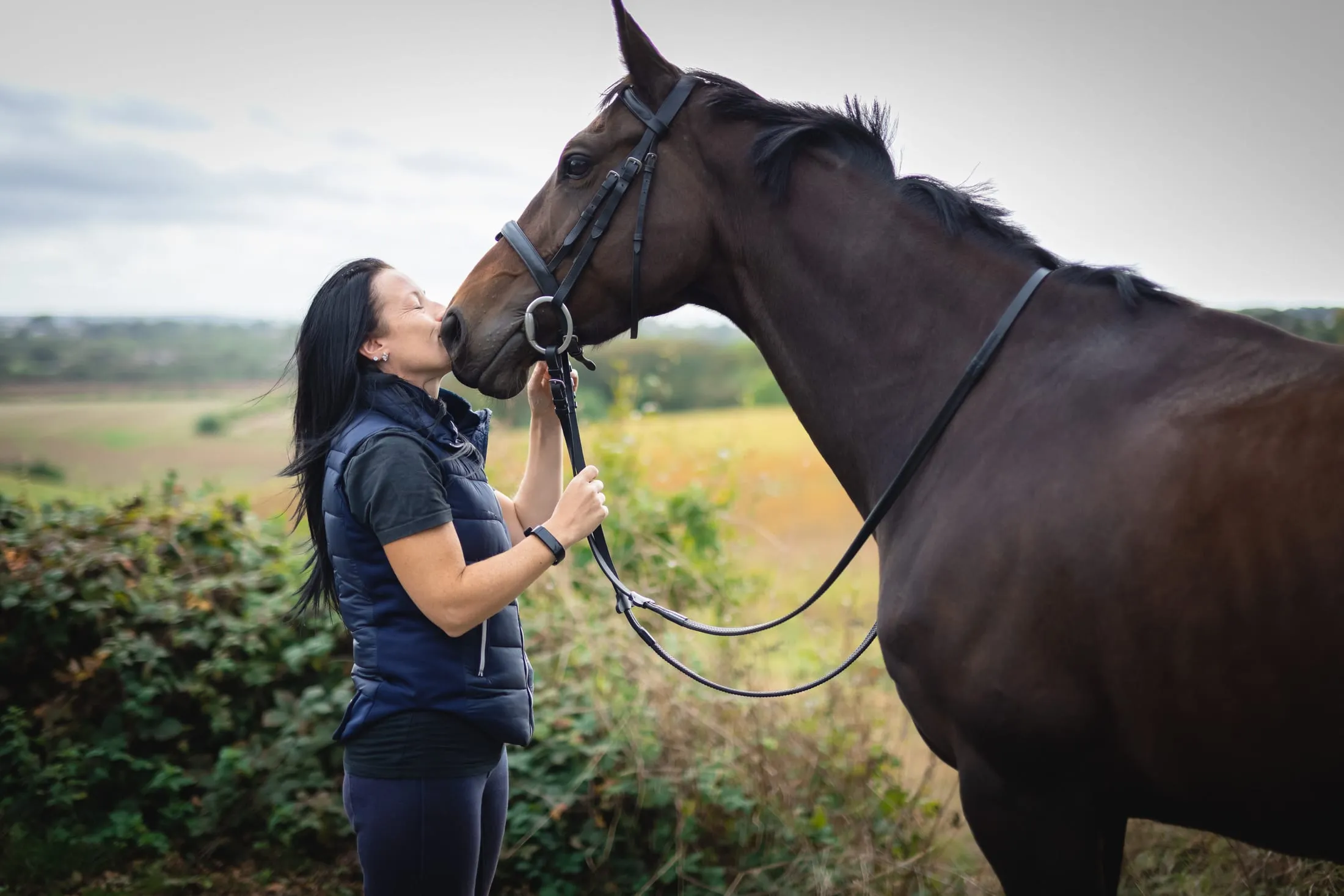 A woman and her horse, the kind of bond Laura loves to photograph